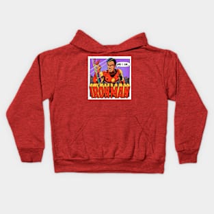 The snap, retro comic style Kids Hoodie